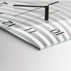 Zegar grafika 30x30 Abstrakcyjne Linie nowoczesne design 3D art