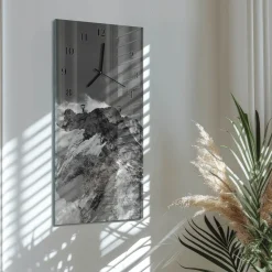 Zegar kuchenny 30x60 Góra szklany ścienny
