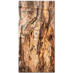 Zegar kuchenny 30x60 Kora Drzewa ozdobny ścienny