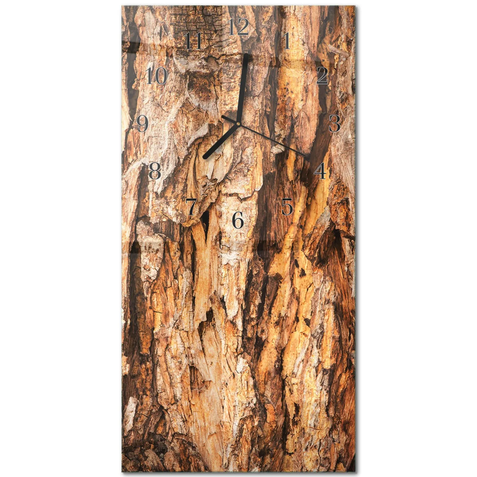 Zegar kuchenny 30x60 Kora Drzewa ozdobny ścienny