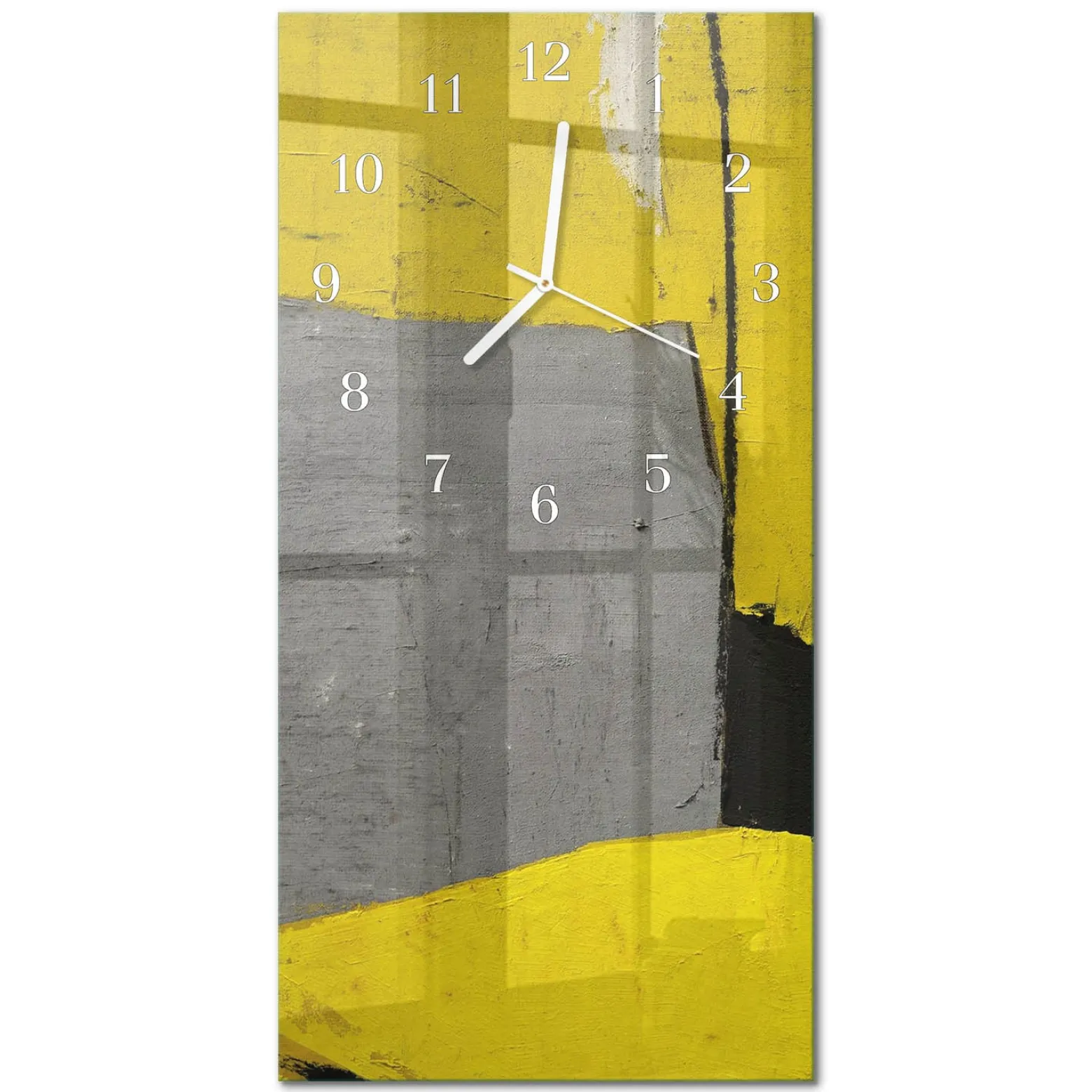 Zegar loft 30x60 Dezorientacja nowoczesny na ścianę
