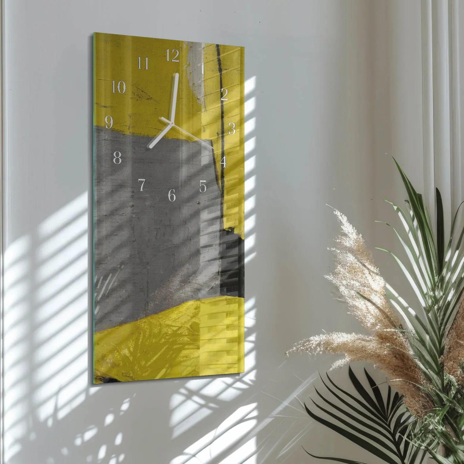 Zegar loft 30x60 Dezorientacja nowoczesny na ścianę