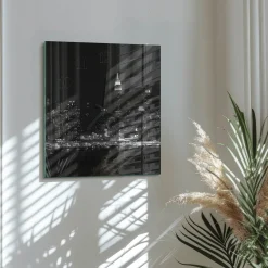 Zegar morski 30x30 Horyzont zachód słońca niebo widok cichy dom