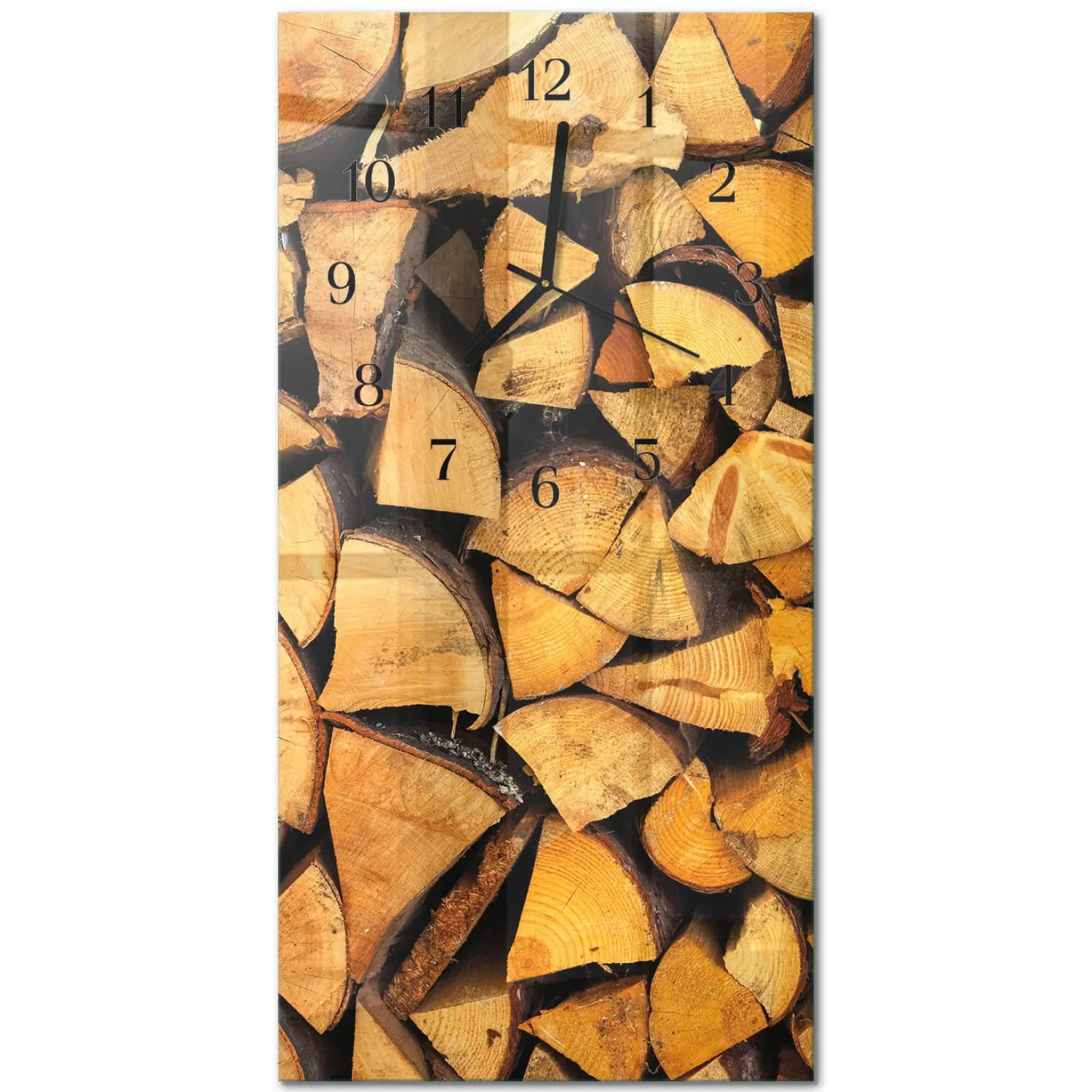 Zegar na ścianę 30x60 Drewno ozdobny ścienny