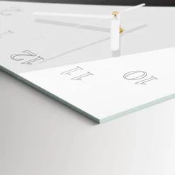 Zegar na szkle 30x60 Abstrakcja zegar ścienny