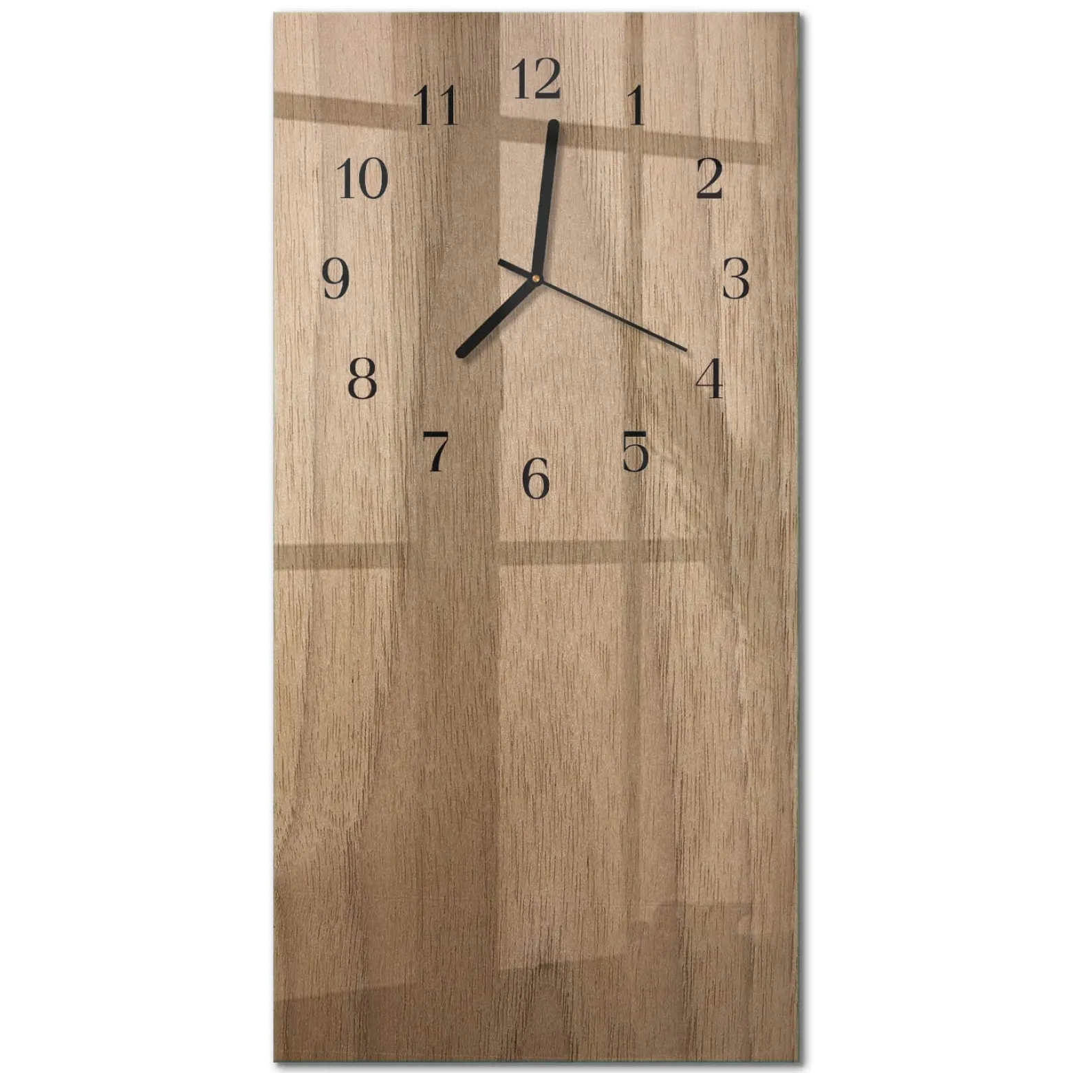 Zegar natura 30x60 Tabela nowoczesny do salonu