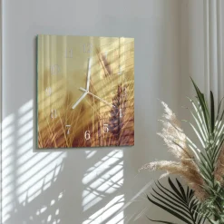 Zegar nowoczesny 30x30 Ziarno nowoczesny na ścianę