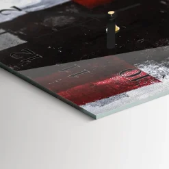 Zegar ostry 30x60 Abstrakcja nowoczesny na ścianę