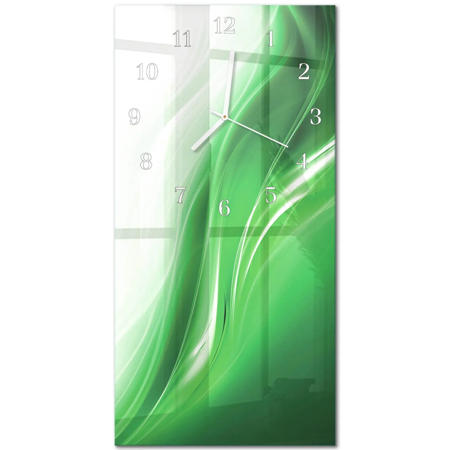 Zegar ozdobny 30x60 Abstrakcja nowoczesny na ścianę