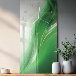 Zegar ozdobny 30x60 Abstrakcja nowoczesny na ścianę