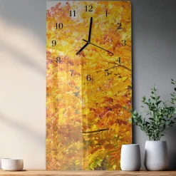 Zegar ozdobny 30x60 Drzewo ozdobny ścienny