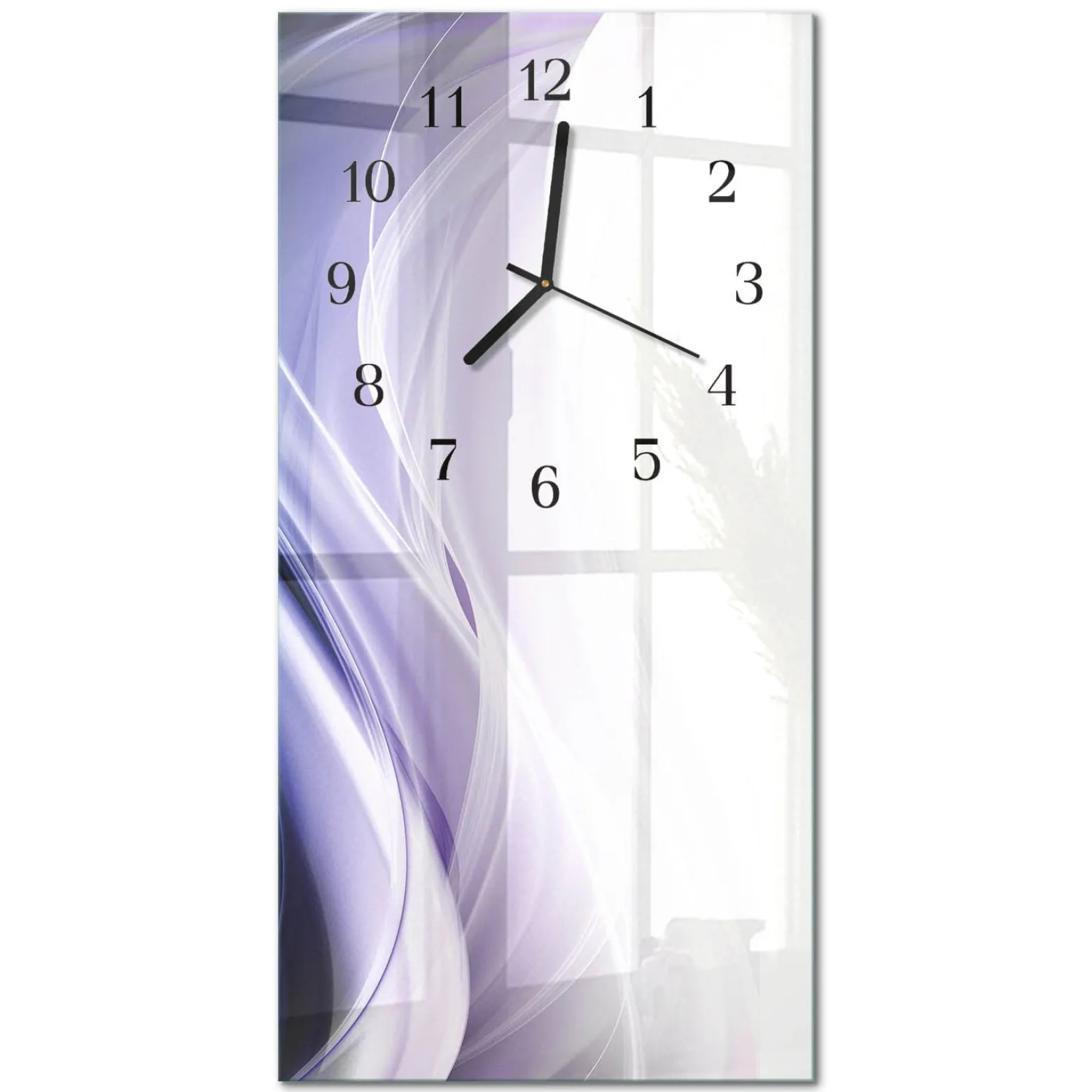 Zegar premium 30x60 Abstrakcja zegar ścienny