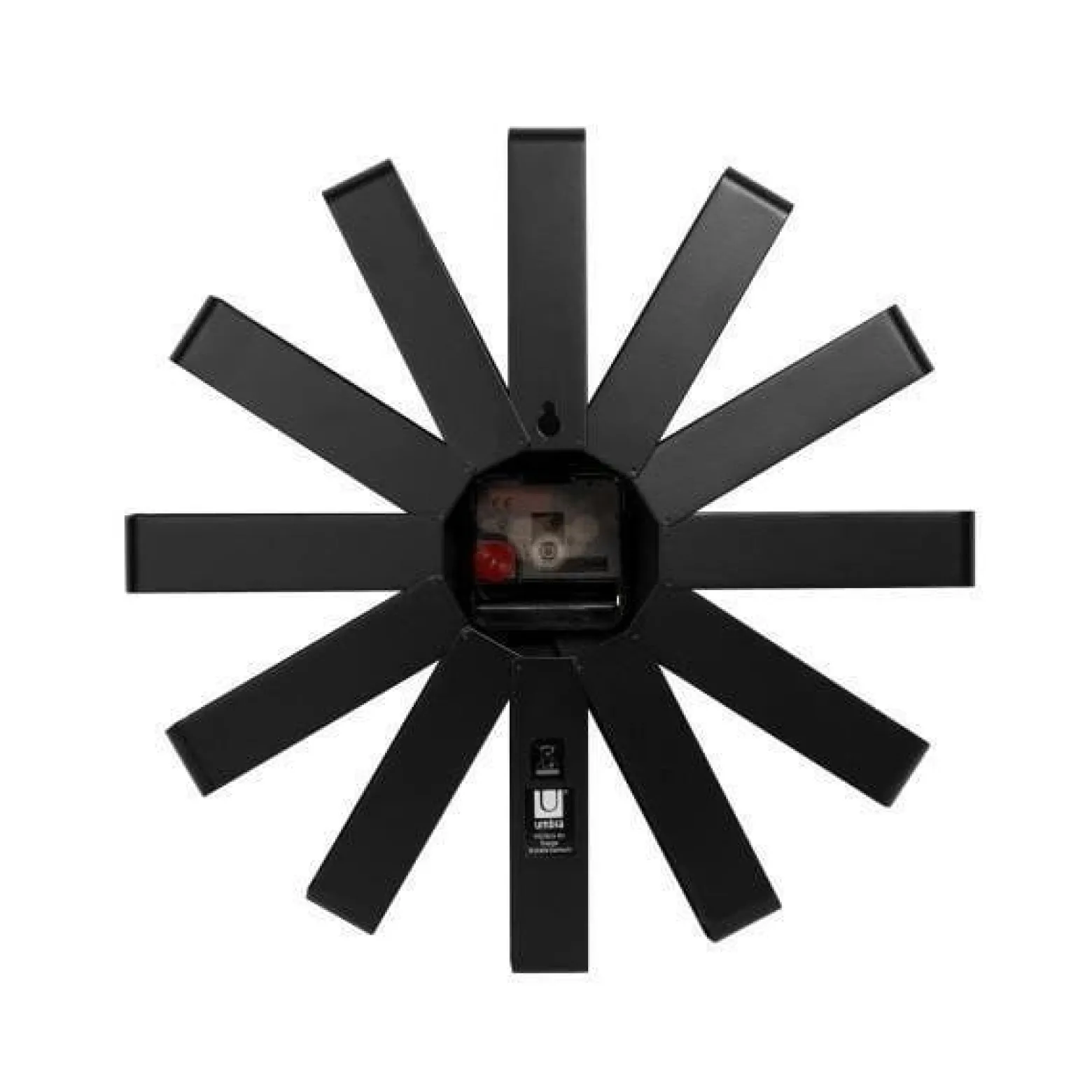 Zegar Ribbon czarny