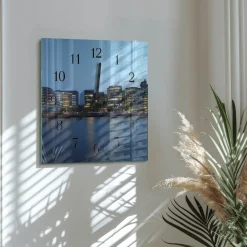 Zegar widok 30x30 Horyzont zachód słońca morze plaża wieczór