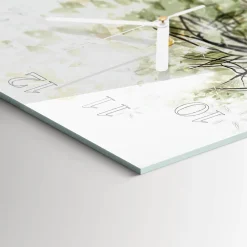 Zegar z grafiką 30x30 Drzewo szklany ścienny
