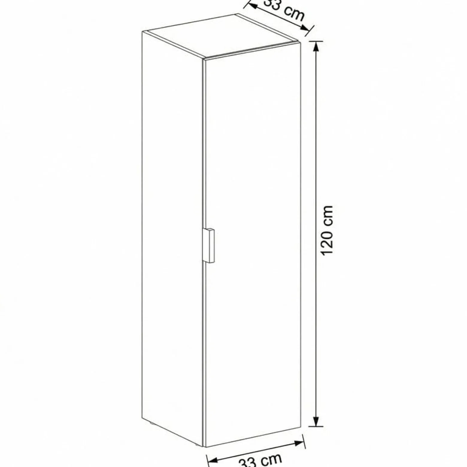 Zestaw do Łazienki 80cm Szafka Blat Słupek Fronty Ramka Dąb Orzech/Kaszmir