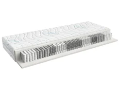Zestaw łóżko Tetrix dąb wotan ze stelażem i materacem Merida 160x200