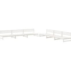 Zestaw mebli barowych meble ogrodowe białe drewniane na taras balkon ogród
