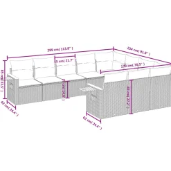 Zestaw mebli ogrodowych meble wypoczynkowe do ogrodu na taras balkon ogród