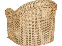 Zestaw ogrodowy ze stolikiem dla 5 osób LIVADEIA Rattan Naturalny