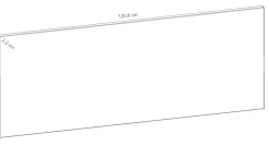 Zestaw szafka 120 cm + blat ADEL dąb wotan