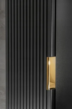 Zestaw łazienkowy 80 cm ADEL czarny