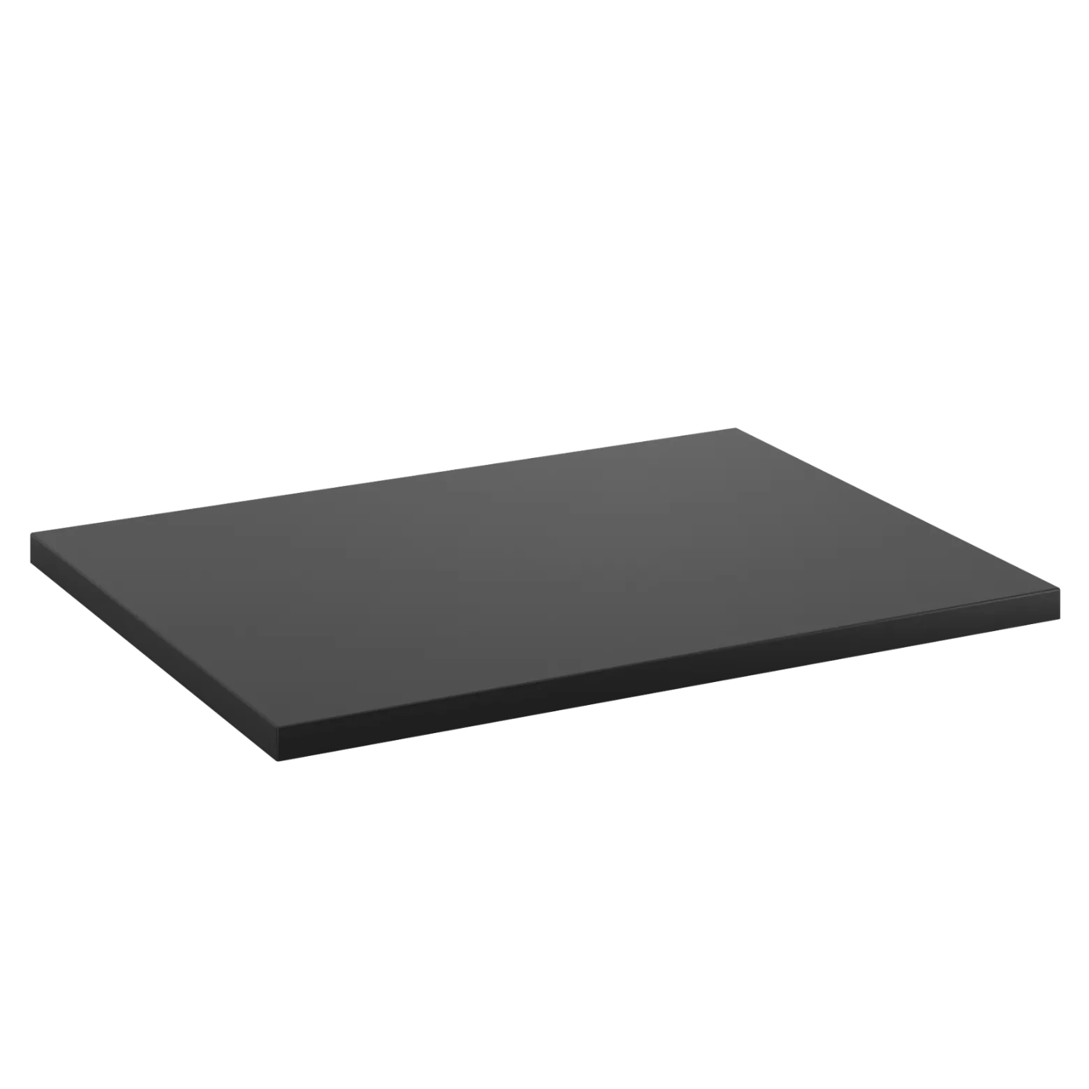 Zestaw Łazienkowy 60cm Szafka z Blatem Umywalka Czarny Mat / Orzech Avella