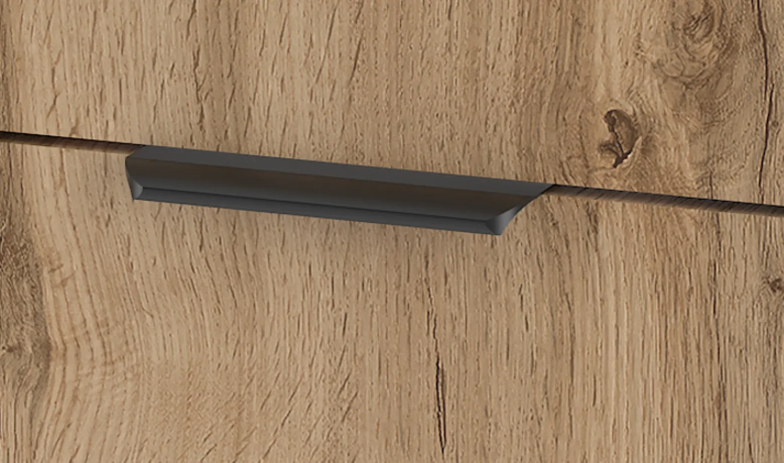 Zestaw Łazienkowy 80cm Szafka z Umywalką Dąb Wotan Wood