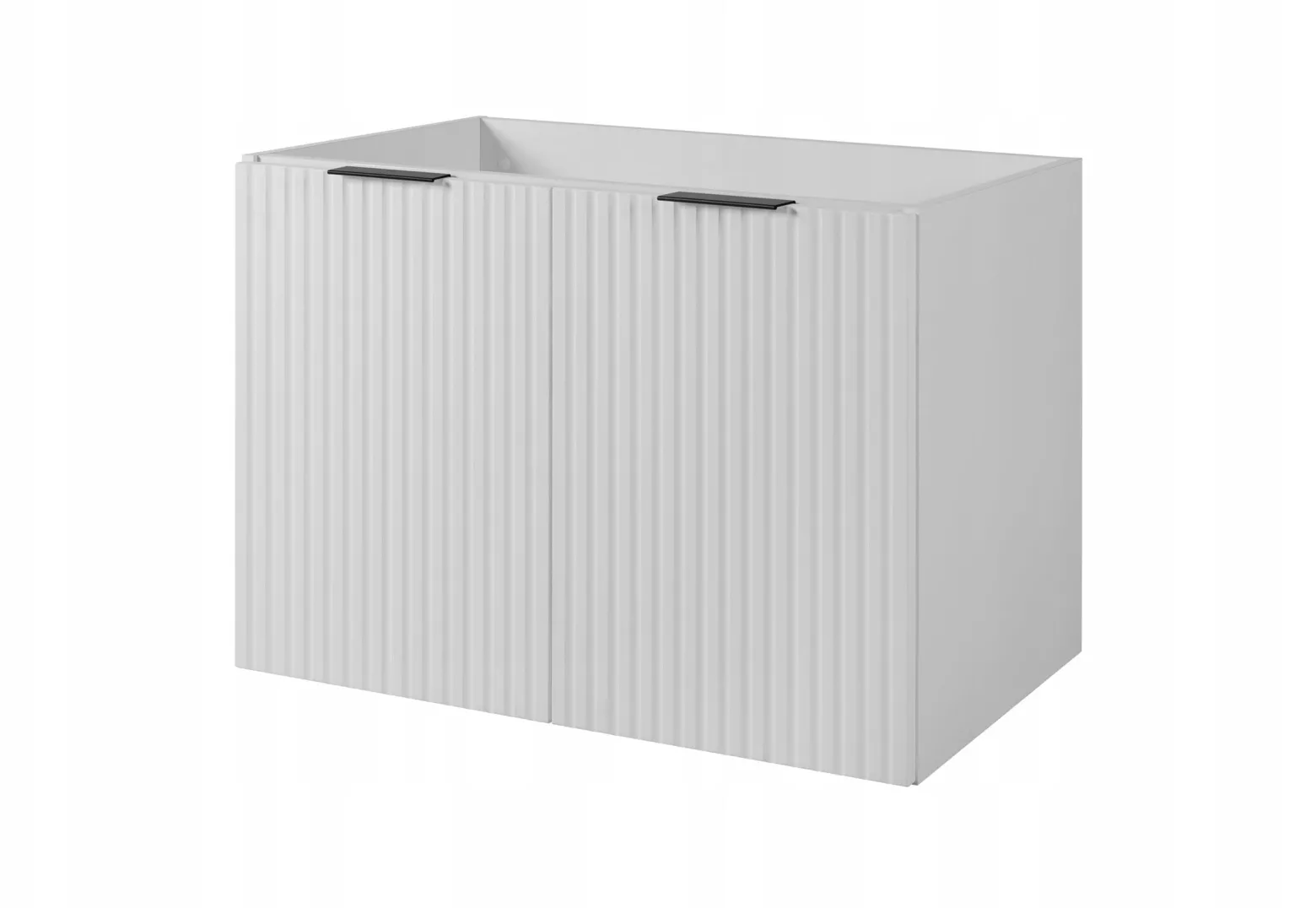 Zestaw łazienkowy szafka 120 cm biały czarny