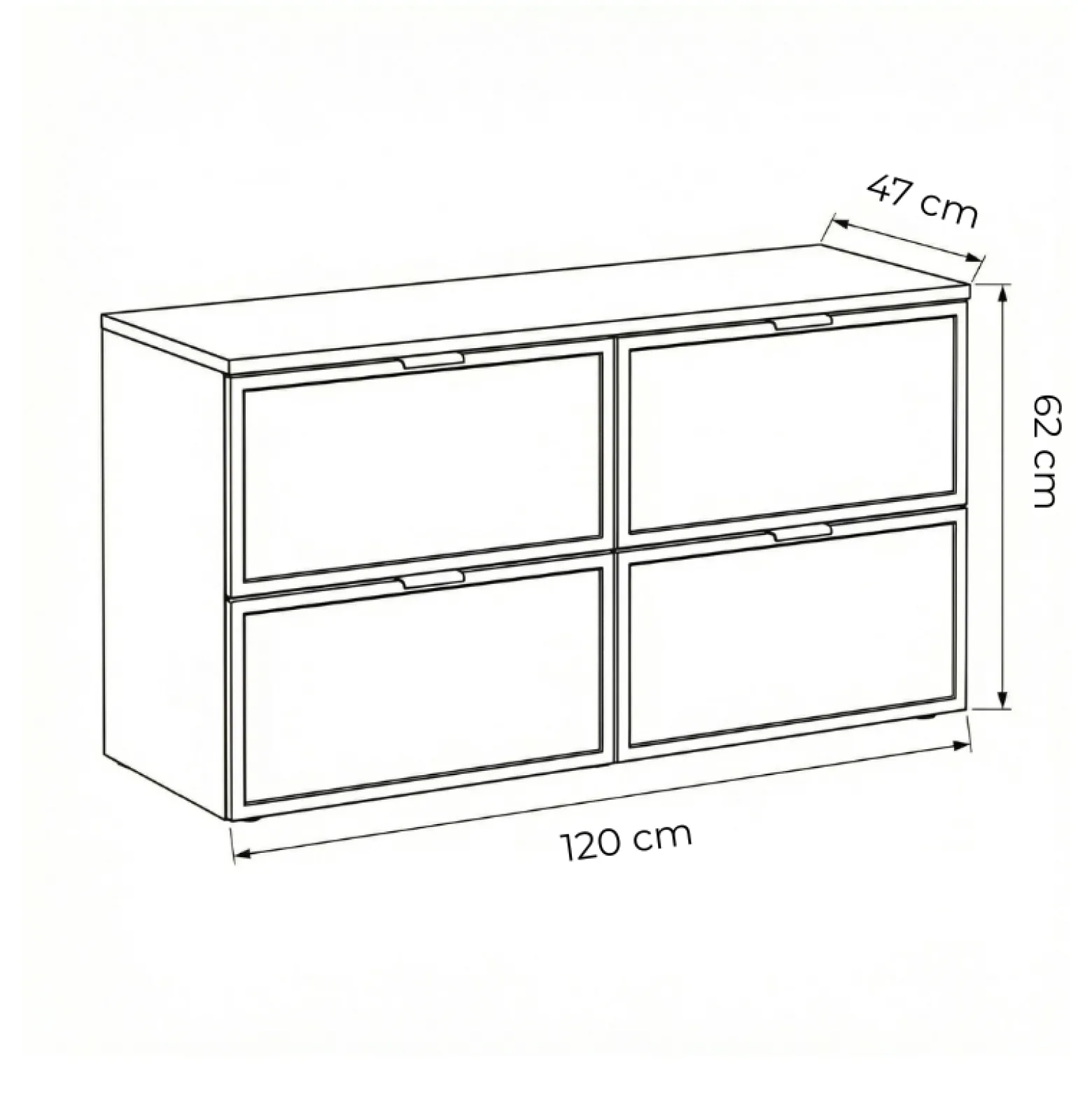 Zestaw do Łazienki 120cm Szafka Blat Słupek Fronty Ramka Cremona/Kaszmir