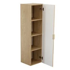 Zestaw do Łazienki 120cm Szafka Blat Słupek Fronty Ramka Cremona/Kaszmir