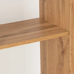 Zestaw do Łazienki 60cm Szafka z Umywalką Słupek 40cm Dąb Wotan