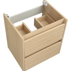 Zestaw do łazienki 50cm szafka z umywalką słupek ryflowane fronty Aria