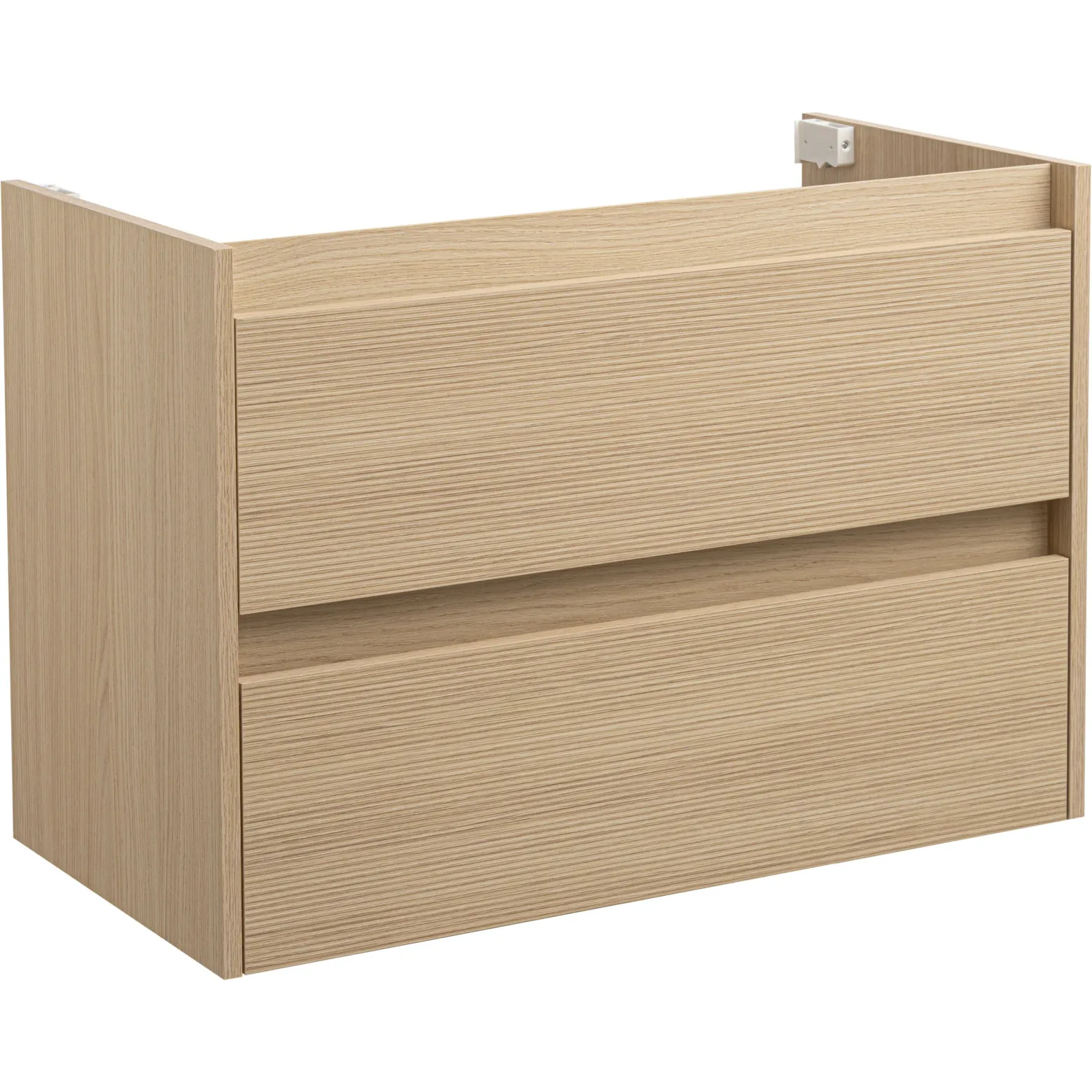 Zestaw do Łazienki 80cm Szafka z Umywalką Ryflowane Fronty Aria