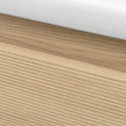 Zestaw do Łazienki 80cm Szafka z Umywalką Ryflowane Fronty Aria