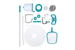 Zestaw Do Czyszczenia Basenu Deluxe + Skimmer Bestway 58237