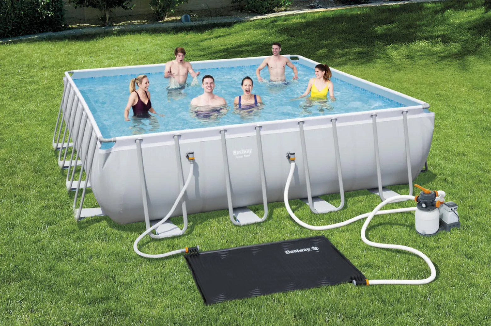 Zestaw Do Czyszczenia Basenu Deluxe + Skimmer Bestway 58237