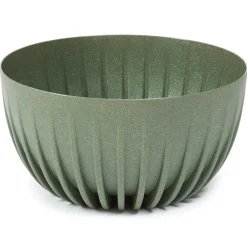 Zestaw doniczek Stripped Eco wood zielone