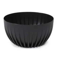 Zestaw doniczek Stripped Eco recykling czarne