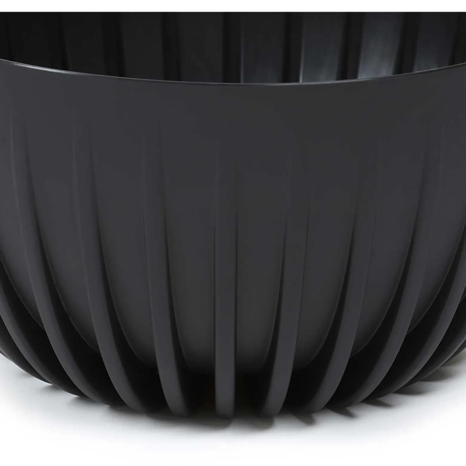 Zestaw doniczek Stripped Eco recykling czarne