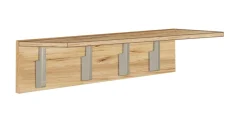 Zestaw Do Przedpokoju 2P12W Dąb Craft Złoty/Białt Mat/Czarny 100X37X212 Cm