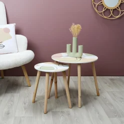 Zestaw dwóch stolików Arty pastele