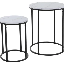 Zestaw dwóch stolików kawowych, blat MDF