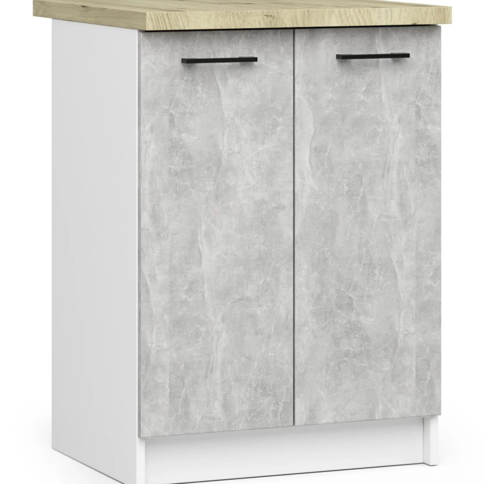 Zestaw kuchenny AKORD OLIWIA 240 cm Szary Beton 240x46x203cm