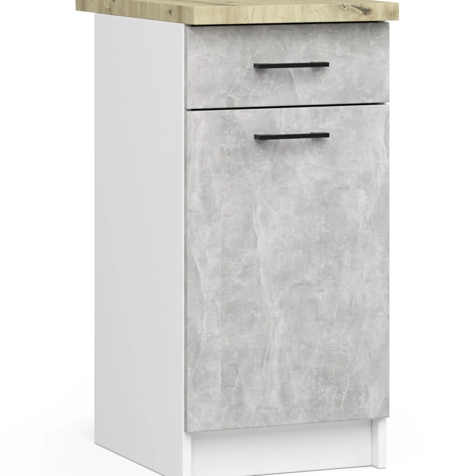 Zestaw kuchenny AKORD OLIWIA 240 cm Szary Beton 240x46x203cm