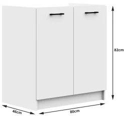 Zestaw kuchenny AKORD OLIWIA 180 cm Biały 180x46x203 cm