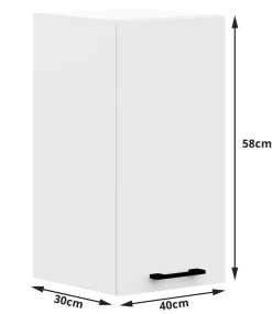 Zestaw kuchenny AKORD OLIWIA 180 cm Biały 180x46x203 cm