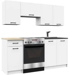 Zestaw kuchenny AKORD OLIWIA 180 cm Biały 180x46x203 cm