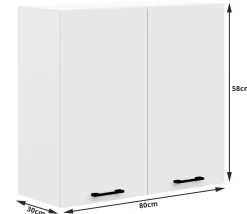 Zestaw kuchenny AKORD OLIWIA 180 cm Biały 180x46x203 cm