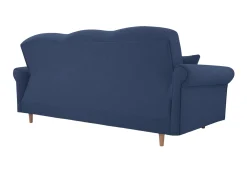 Zestaw Loft kanapa i fotel Niebieski